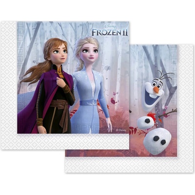 Procos Papírové ubrousky Disney Ledové království 2 20ks 33x33cm