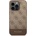GUESS Гръб Guess 4G Stripe Case за iPhone 14 Pro - Кафяв