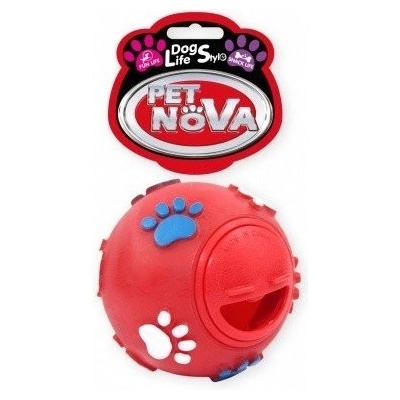Petnova hračky pre zvieratá VIN BALL SNACK RED hračka pre psa 7,5 cm