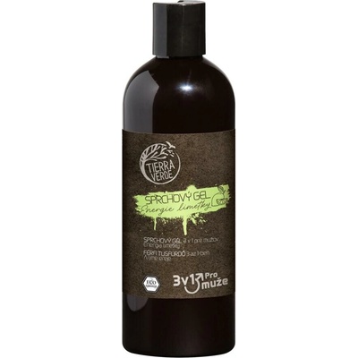 Tierra verde Sprchový gel 3 v 1 pro muže Energie limetky