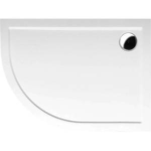 POLYSAN - Душ-тава RENA R, 100x80 см, R550, дясна, бяла 76511 (76511)