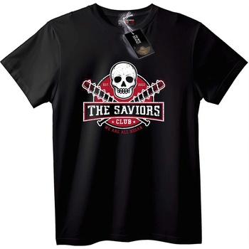 NOONEBRAND Тениска Клуб на Спасителите - 2XL, Black