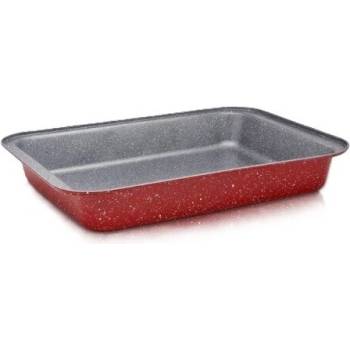 Voltz Тава Voltz , Правоъгълна 30*20*5см. /0.5мм. червен/въгл. стомана, мрам. покр (V51222RS32)