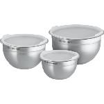 Le Creuset Малки купи Le Creuset от неръждаема стомана 3 бр (41901000010000)