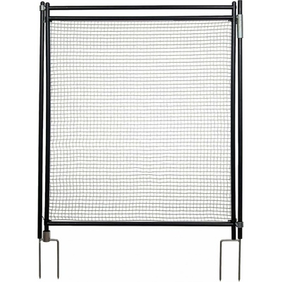 Vstupní branka k univerzálním ohradním sítím, výška 90 cm, šířka 81 cm, 2 hroty, nevodivá – Hledejceny.cz