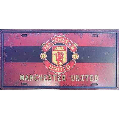Plechová ceduľa Manchester United