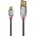 Lindy Кабел Lindy LNY-36650, от USB A(м) към Micro USB(м), 0.5m, сив (LNY-36650)