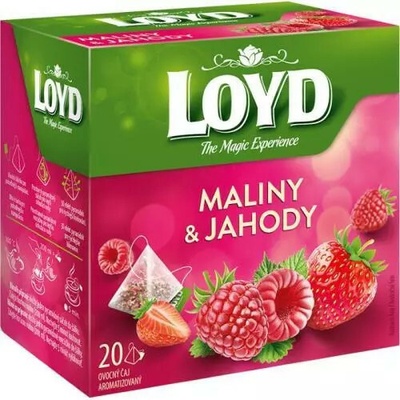Loyd Tea pyramida maliny jahody 40 g