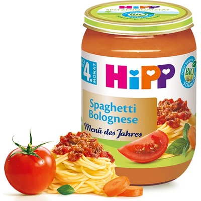 HiPP BIO Špagety v boloňské omáčce 5+ 6 x 190 g