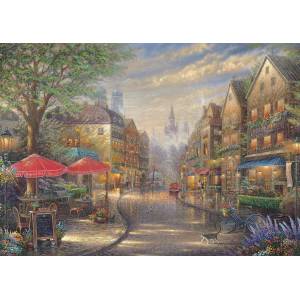 Schmidt Spiele - Puzzle Kinkade: Café in Munich - 1 000 piese