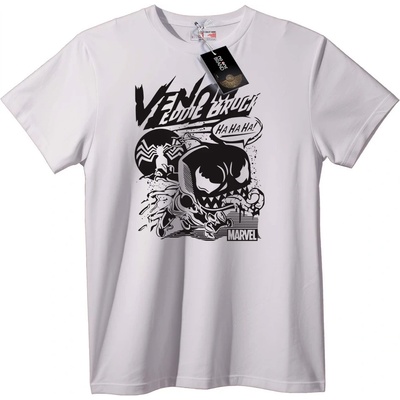 NOONEBRAND Тениска Marvel Черепи - 2XL, White
