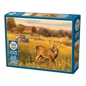 Cobble Hill Puzzle 500 Deer in field G3