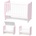 Lorelli Бебешко легло Lorelli Premium - Stars, 60 x 120 сm, White & Orhid Pink (10150610038A)