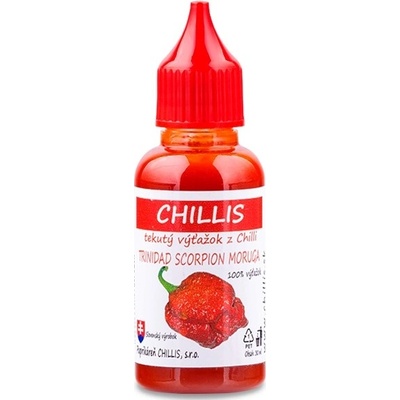 CHILLIS Trinidad scorpion moruga tekuté chilli 30 ml