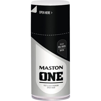 Maston one lak v spreji RAL9005 150 ml tmavočierny