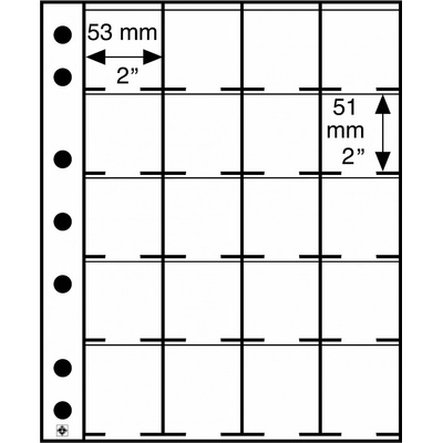 LEUCHTTURM Albové listy GRANDE na mincovní rámečky – Sleviste.cz
