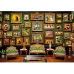 Castorland Puzzle 1000 pieces Art gallery paintings on the wall
