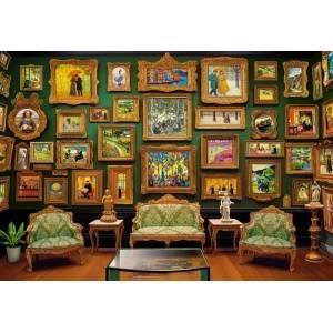 Castorland Puzzle 1000 pieces Art gallery paintings on the wall
