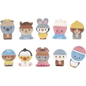 Janod - Играчка за баня - Смеси и подреди животните (J04718)