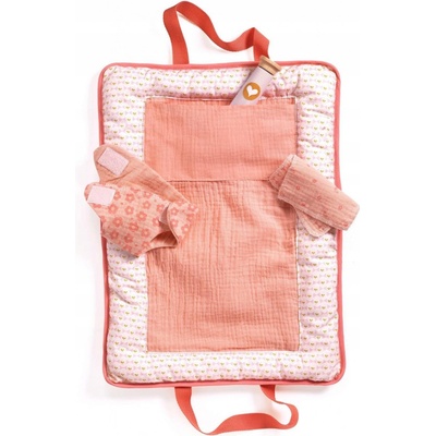 Djeco Dolls Baby care Changing bag Blue Fly