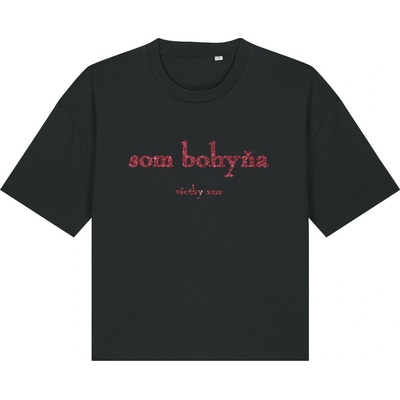 Tričko som bohyňa by ema müller Rouge Bohyňa Čierna