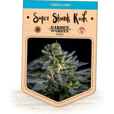 Garden Of Green Seedbank Super Skunk Kush semienka neobsahujú THC 15 ks