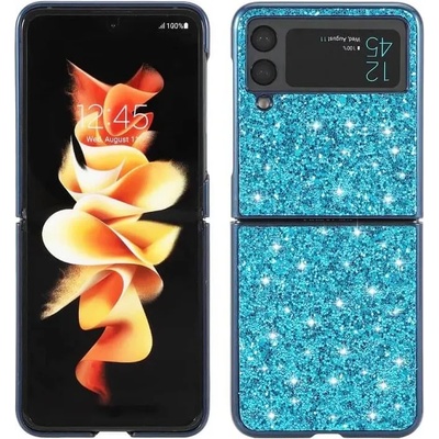 IMAK Калъф с Блестяща Декорация за Samsung Z Flip 4, Glitter Case, Син (5906601029537)