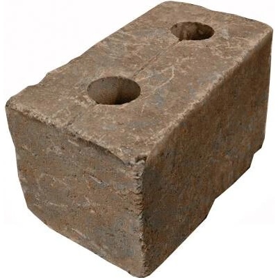 Presbeton Tvarovka plotová Crash Block HX 4/19/R 390×190×190 mm rumplovaná okrová (60)