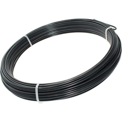 Napínací drát 3,5 mm, pozink.+poplast., návin 26 m, antracitově šedá