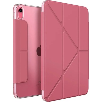 Camden Slim Case - хибриден кейс и поставка за iPad 10 (2022) (розов)