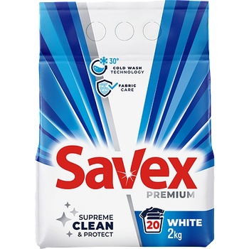 Image 1 of Savex прах за бяло пране White 1.8 кг, 18 пранета (s-w-2/20)