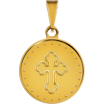 Macoins gold Златен медальон Свети Йоан Рилски Чудотворец