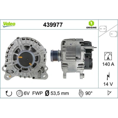 VALEO Alternátor VALEO 439977