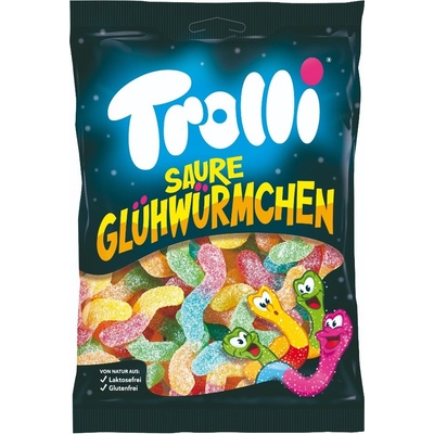 Trolli Sour Glowworms Světlušky 100 g