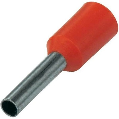Dutinka izolovaná 1x10mm červená
