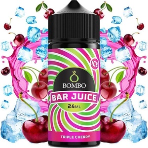 Bombo Bar Juice Triple Cherry Ice 24ml/120ml - boombvaping - 35,19 лв