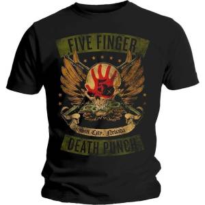 Five Finger Death Punch Locked & Loaded Black L Риза (FFDPTS19MB03)