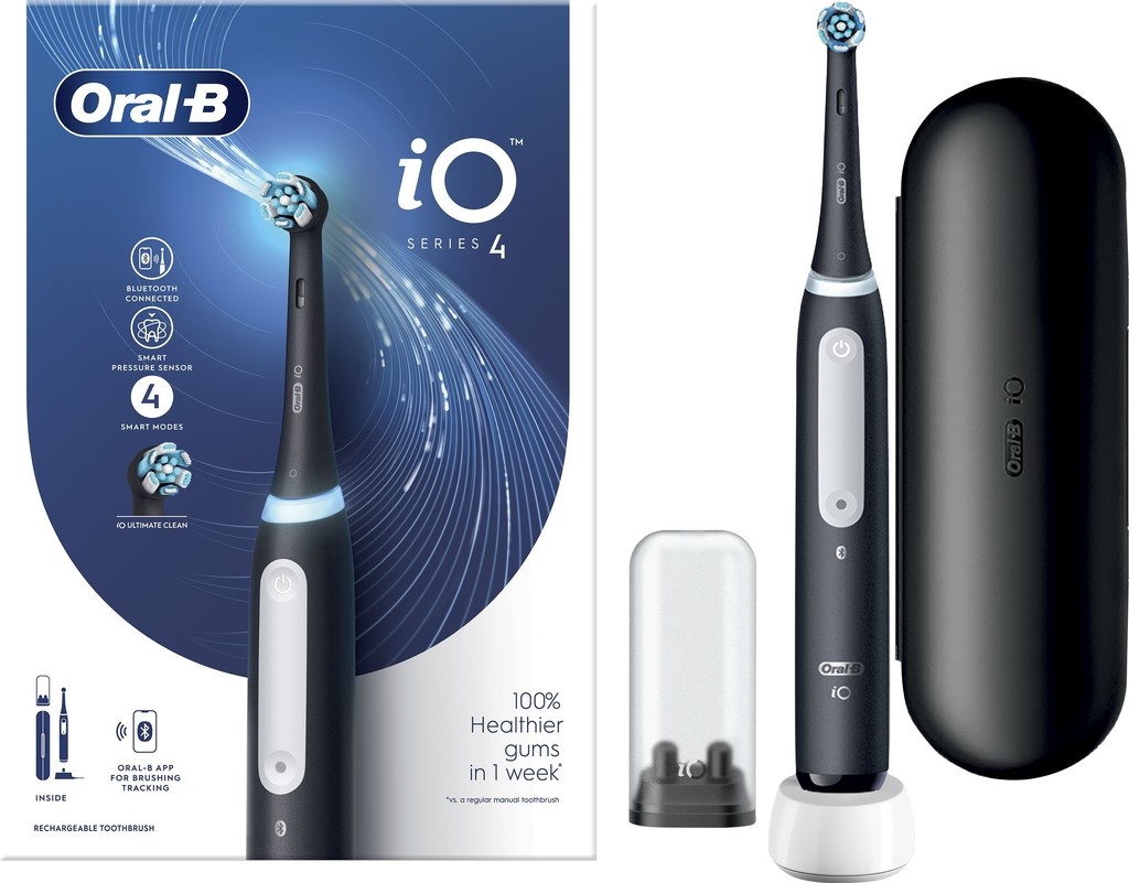 Oral-B iO Series 4 Matt Black od 2 126 Kč - Heureka.cz