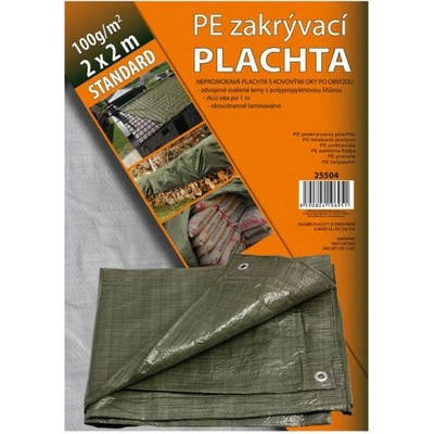 Levior Plachta PE 2x3m 100g zelená