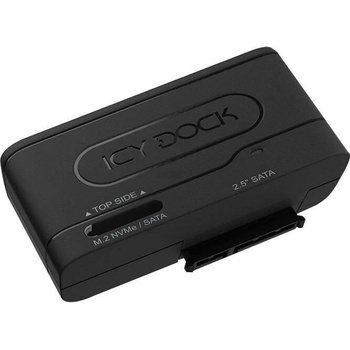 IcyDock Icy Dock MB104U-1SMB докинг станция, черен, USB-C, SATA, M. 2 (MB104U-1SMB)