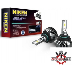 NIKEN Диодни крушки Niken 9006 ПРО 2бр/к-т (282201) - avtochastikrasi