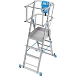 KRAUSE Алуминиева телескопична стълба с платформа KRAUSE SkyMatic/ 1x3-5 (07832924)