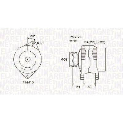 Generátor MAGNETI MARELLI 063731643010