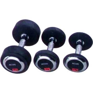 SPARTAN Дъмбел Spartan 30кг, гумиран, професионален