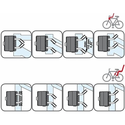 upevňovací systém k sedačkám na bicykel Bellelli B-FIX