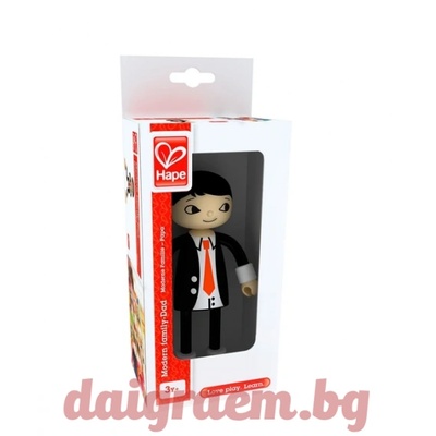 Hape Дървена кукла Модерно семейство Баща hape e3505 (h3505)