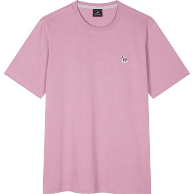 PS Paul Smith Тениска PS Paul Smith Men's Regular Fit Zebra Crew-neck T-Shirt - Mauve 55