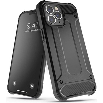 Haffner PT-6455 iPhone 14 Pro Max удароустойчив черен пластмасов заден капак (PT-6455)