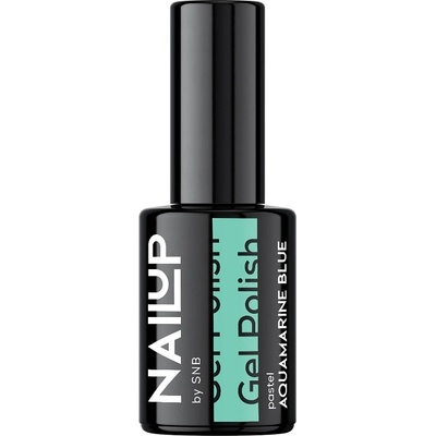 SNB Professional NailUP Гел лак за нокти, Аквамарин синьо, 6 ml