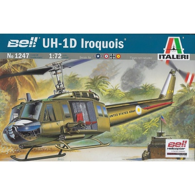 Italeri Model Kit vrtulník 1247 UH-1D IROQUOIS 33-1247 1:72